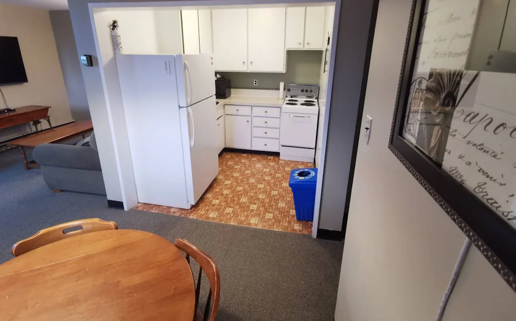 couple's apartment kitchen
