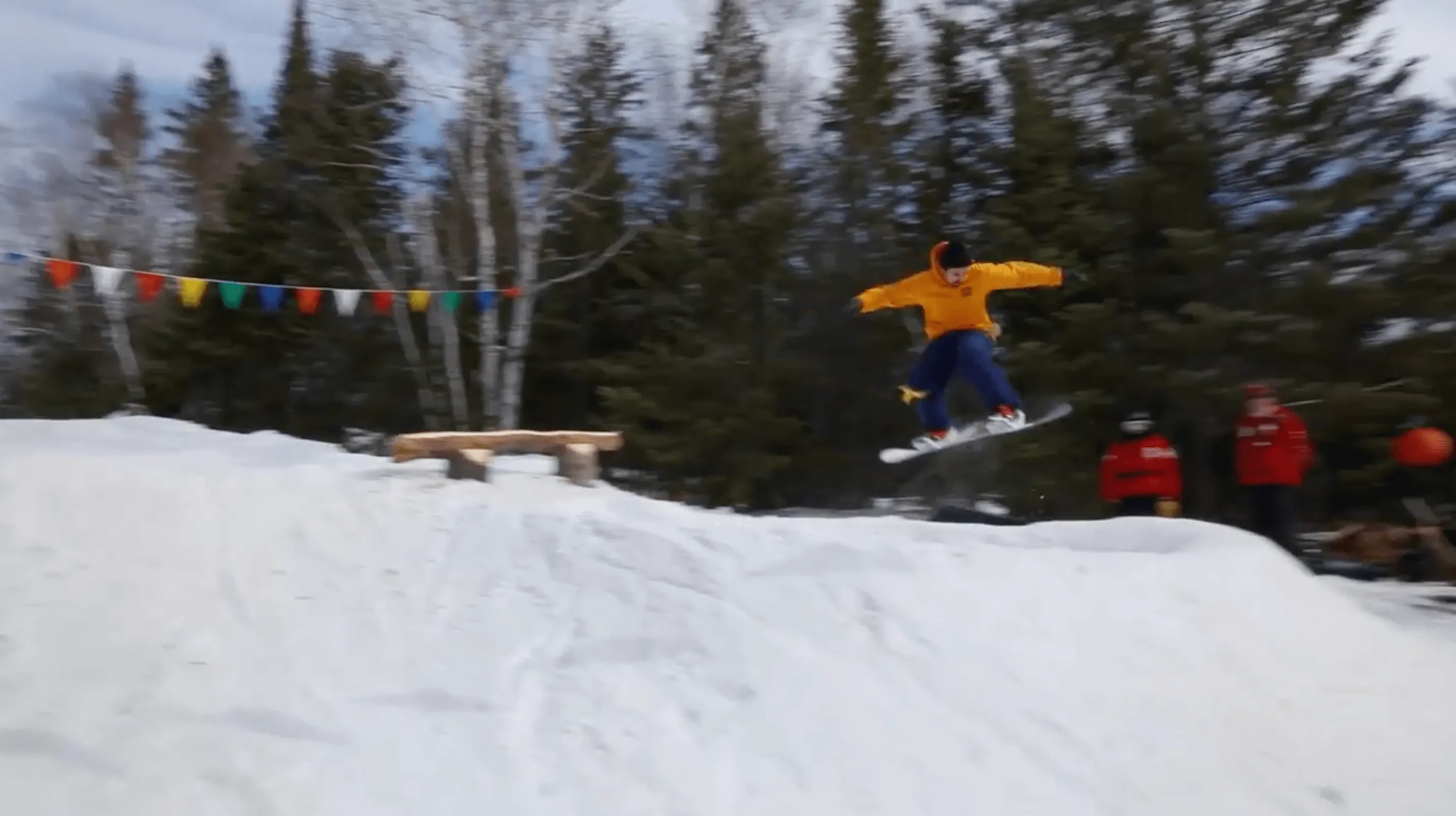 Snow Boarding action shot