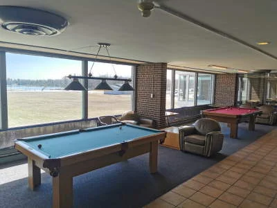 Pool table area