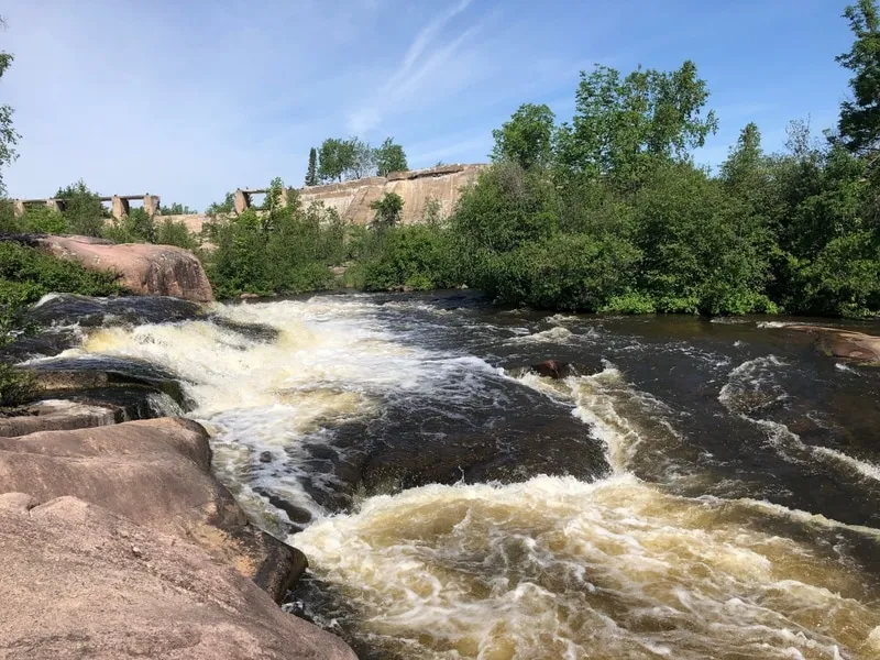 Natural waterslide