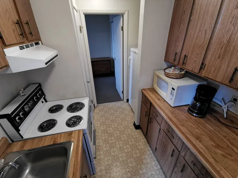 Couple's suite kitchen